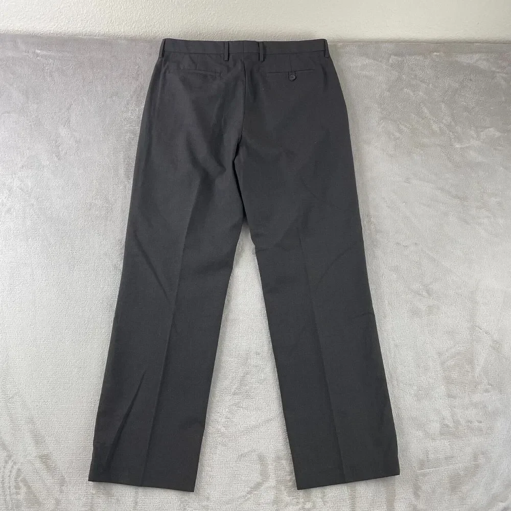 Banana Republic Dress Pants Men 34x32 Heather‎ Brown Straight Leg Classic Fit